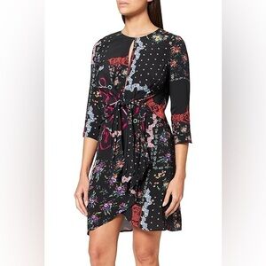 🆕 DESIGUAL Leia Floral Viscose Dress